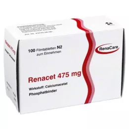 RENACET 475 mg kalvopäällysteiset tabletit, 100 kpl