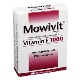 MOWIVIT E-vitamiini 1000 kapselia, 20 kpl
