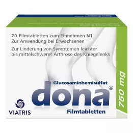 DONA 750 mg kalvopäällysteiset tabletit, 20 kpl