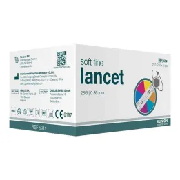 Klinion Soft hienoväriset lansetit 28 G, 210 kpl