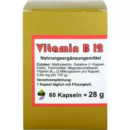 VITAMIN B12 -kapselit, 60 kpl