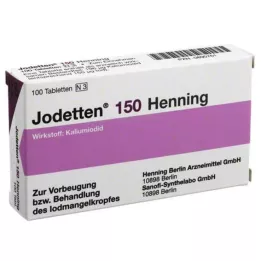 JODETTEN 150 Henning-tablettia, 100 kpl
