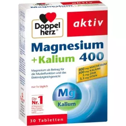 DOPPELHERZ Magnesium+kaliumtabletit, 30 kpl