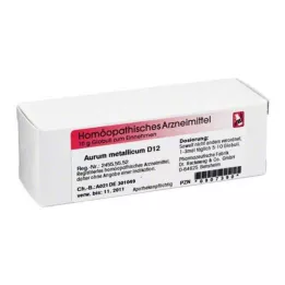AURUM METALLICUM D 12 Globulit, 10 g