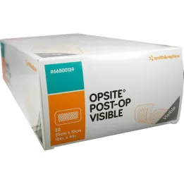 OPSITE Tolppa-OP Näkyvä 10x25 cm side, 20 kpl
