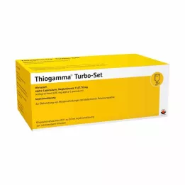THIOGAMMA Turbo Set -injektiopullot, 5x50 ml