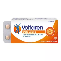 VOLTAREN Dolo 25 mg päällystetyt tabletit, 10 kpl