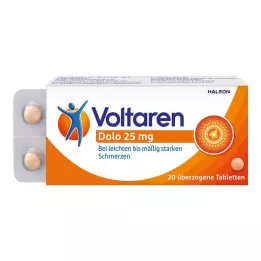 VOLTAREN Dolo 25 mg katettuja tableteja, 20 kpl