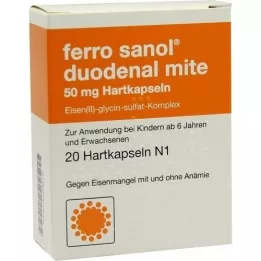 FERRO SANOL Pohokenaalinen punkki 50 mg maha -suolikanavaa, 20 kpl