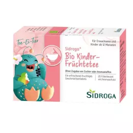 SIDROGA Luomu lasten hedelmäteesuodatinpussit, 20 x 1,5 g