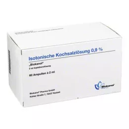 ISOTONISCHE Suolaliuos 0,9 % Biokanol-ampullit, 60X2 ml
