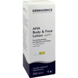 DERMASENCE AHA Keho- ja kasvovoide, 200 ml