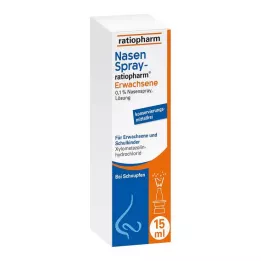 NASENSPRAY-ratiopharm Aikuiset säilöntäaineeton, 15 ml