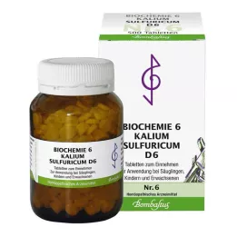 BIOCHEMIE 6 Kalium sulfuricum D 6 tablettia, 500 kpl