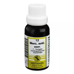 MERCURIUS SUBLIMATUS CORR.F Kompleksin nro 12 laimennus, 20 ml