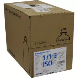 STEROFUNDIN ISO Ecoflac Plus -infuusioliuos, 10X500 ml
