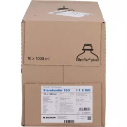 STEROFUNDIN ISO Ecoflac Plus -infuusioliuos, 10X1000 ml