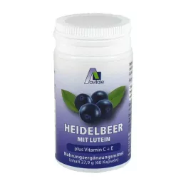 HEIDELBEER KAPSELN+luteiini+c+e, 60 kpl