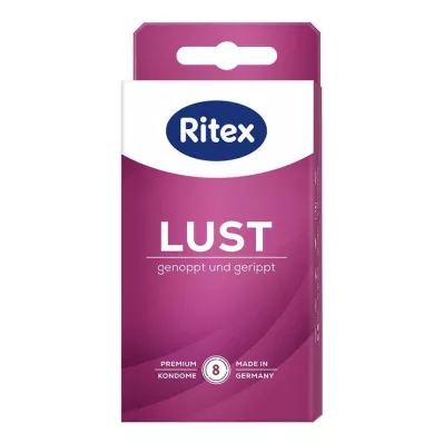 RITEX Lust Kondomit, 8 kpl RITEX Lust Kondomit, 8 kpl