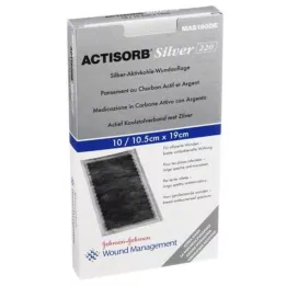 ACTISORB 220 Silver 10,5x19 cm steriilit kompressit, 10 kpl