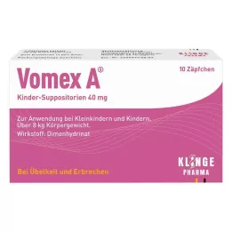VOMEX Lasten peräpuikot 40 mg, 10 kpl