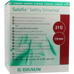 SOLOFIX turvallisuus univers.lanzet.21 g 1,8 mm Stich., 200 kpl