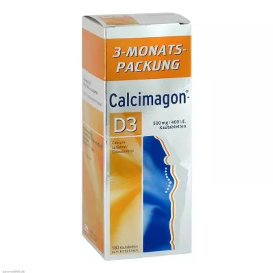 CALCIMAGON D3 purutabletit, 180 kpl CALCIMAGON D3 purutabletit, 180 kpl