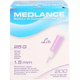 MEDLANCE Plus Lite Security Lancets 25 G, 200 kpl