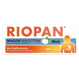 RIOPAN Magen Tabletten Mint 800 mg purutabletit, 100 kpl