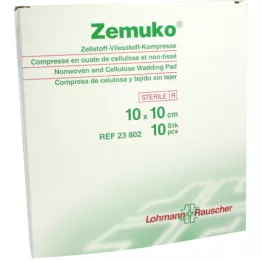 Zemuko pakkaa steriili 10x10 cm, 10 kpl