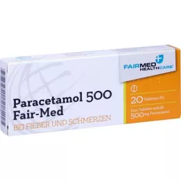 PARACETAMOL 500 Fair Med -tablettia, 20 kpl