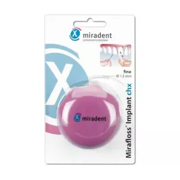 MIRADENT Hammaslanka Mirafloss Implanti CHX hieno, 50X15 cm