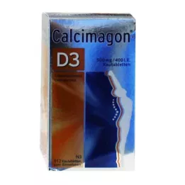 CALCIMAGON D3 purutabletit, 112 kpl