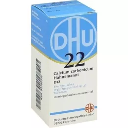 BIOCHEMIE DHU 22 Calcium Carbonicum D 12 tablettia, 80 kpl