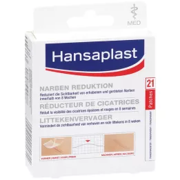 Hansaplast Med Scar Reduction kipsi, 21 kpl