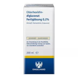 CHLORHEXIDINDIGLUCONAT Käyttövalmis liuos 0,2 %, 200 ml