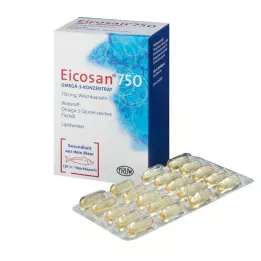 EICOSAN 750 Omega-3-tiiviste pehmeät kapselit, 120 kpl