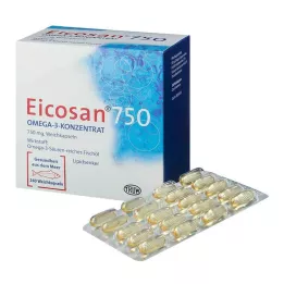 EICOSAN 750 Omega-3-tiiviste pehmeät kapselit, 240 kpl