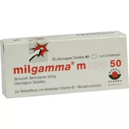MILGAMMA Mono 50 peitetty tabletti, 30 kpl
