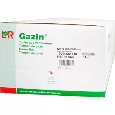 GAZIN Raupfer Eigr.steril 2+3 Schutzr.O.RK, 100 kpl