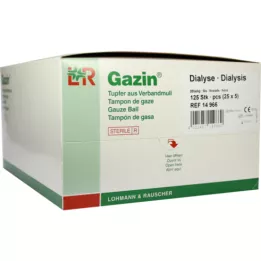 GAZIN DialyseTupfer 2+3 Steril M. Protection Ring, 125 kpl