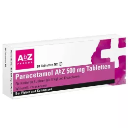 PARACETAMOL AbZ 500 mg tabletit, 20 kpl