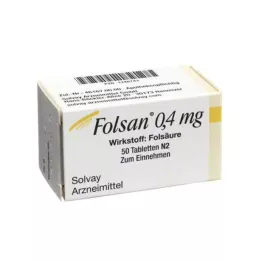 FOLSAN 0,4 mg tabletit, 50 kpl