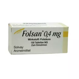 FOLSAN 0,4 mg tabletit, 100 kpl
