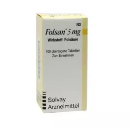 FOLSAN 5 mg tabletit, 100 kpl