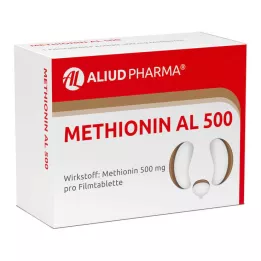 METHIONIN AL 500 kalvopäällysteistä tablettia, 100 kpl