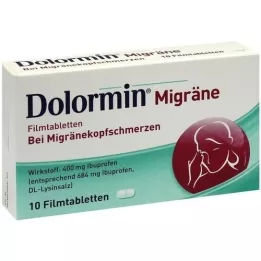 DOLORMIN Migreenifilmi -päällystetyt tabletit, 10 kpl