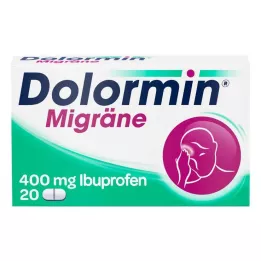 DOLORMIN Migreenikalvopäällysteiset tabletit, 20 kpl
