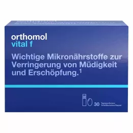 ORTHOMOL Vital F -juomapullo/kapseli yhdistelmäpakkaus, 30 kpl