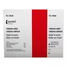 KLYSMA 1 x suolaliuos, 10 x 135 ml